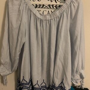 New Directions Curvy Blouse 1X